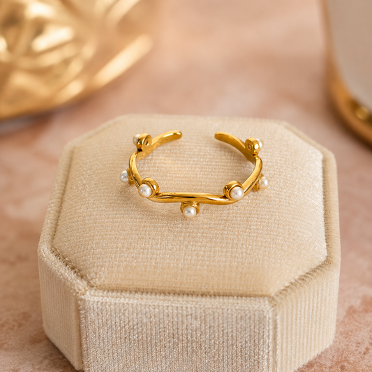 Anillo Perla Aura