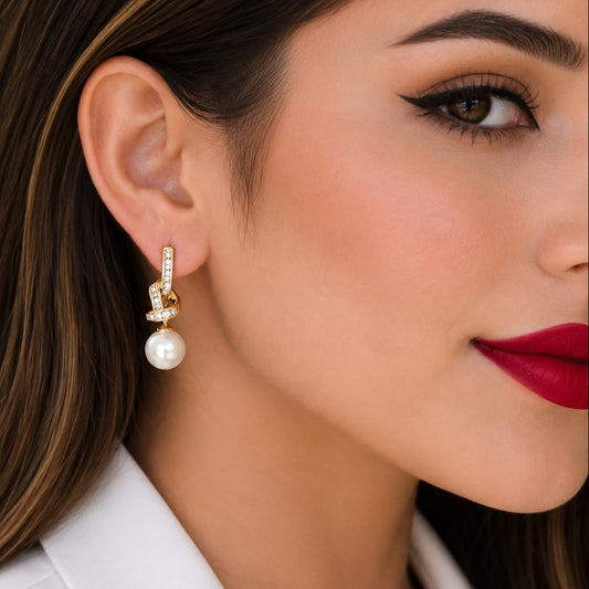 Aretes Perla Imperial